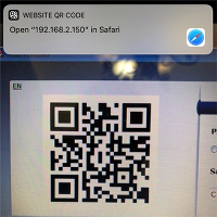 iOS Camera Scan QR Code step 2